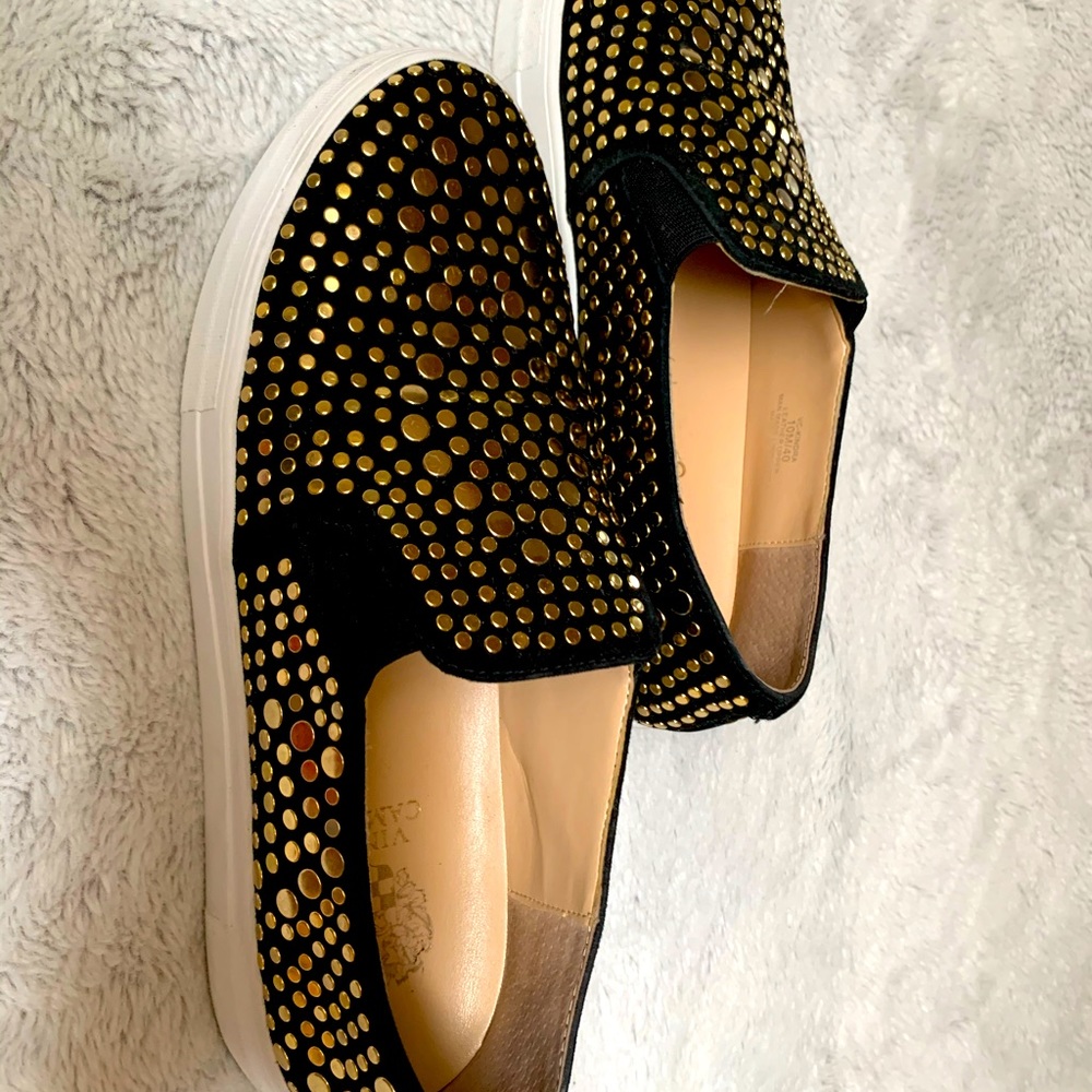 Slip on suede sneakers